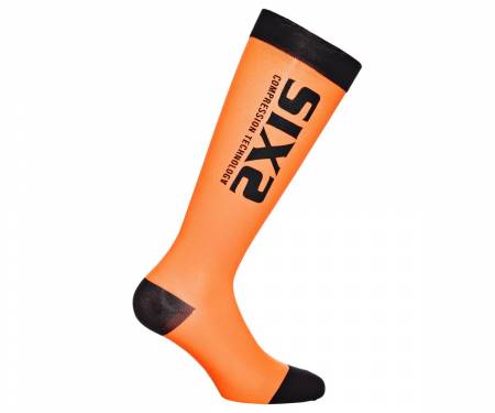 C0RECO SIX2 Recovery socks ORANGE/BLACK